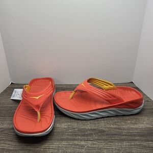Hoka Ora Recovery Flip  Fiesta Amber Yellow 1099675 FAYW Men's Size 9 New